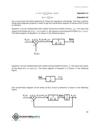 Control systems tutorial | PDF
