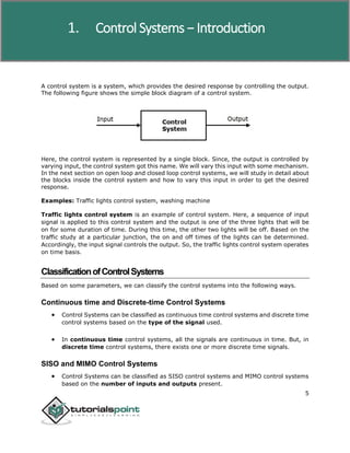 Control systems tutorial | PDF | Technology & Computing