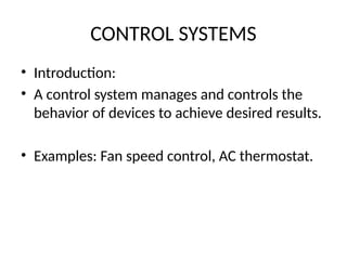 Weak System Control Control_Systems_Weak_Students_Power point presentation | PPTX