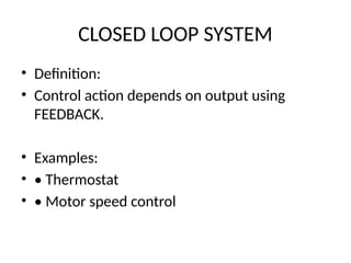Weak System Control Control_Systems_Weak_Students_Power point presentation | PPTX