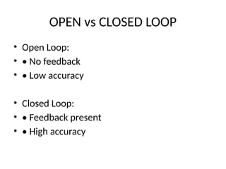 Weak System Control Control_Systems_Weak_Students_Power point presentation | PPTX