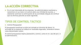 Control táctico | PPTX