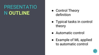 Control Theory Presentation applicando machine learning.pptx
