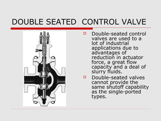 Double Control Valve Control valves | PPT
