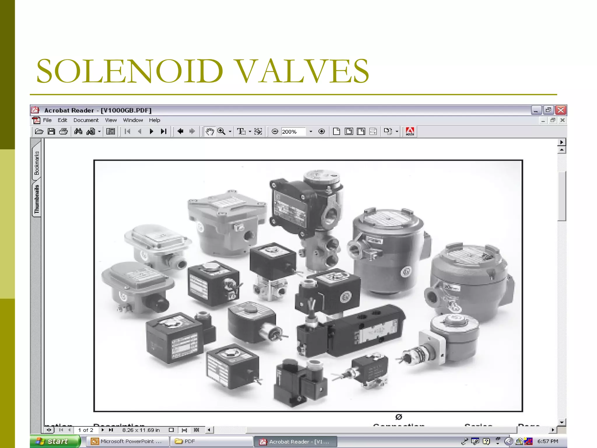 SOLENOID VALVES
 