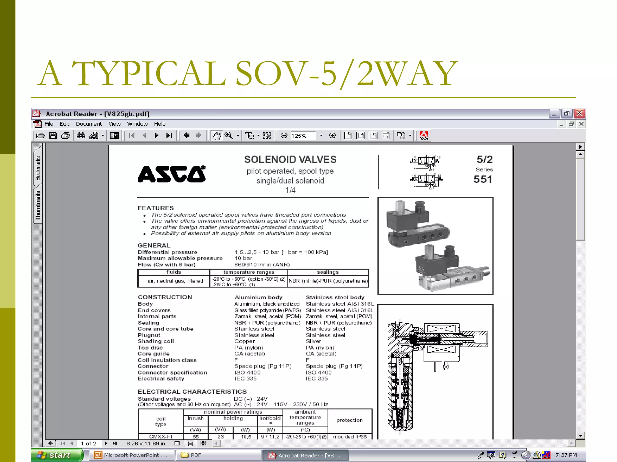 A TYPICAL SOV-5/2WAY
 