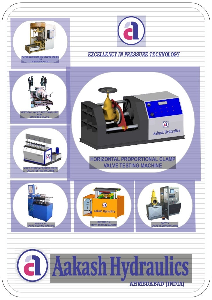 Control Valve Test Bench