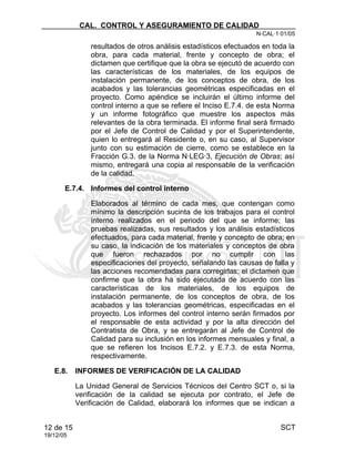 Control y aseguramiento de calidad | PDF