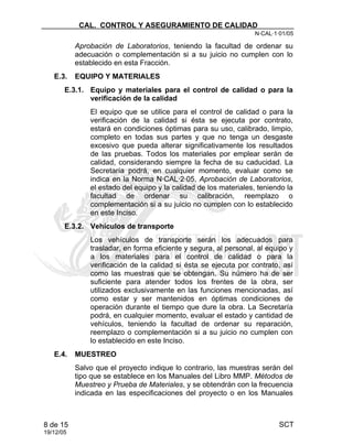 Control y aseguramiento de calidad | PDF