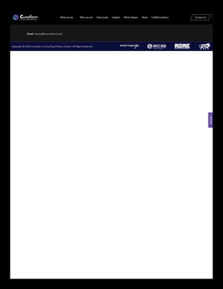 C – 102, S. G. Business Hub,
Off Gota Flyover, S. G. Highway,
Vasantnagar, Ognaj, Ahmedabad,
Gujarat – 380060
Email: inquiry@thecuneiform.com
Contact
Copyright @ 2024 Cuneiform Consulting Private Limited | All Rights Reserved
What we do Who we are Case study Insights White Papers News Life@Cuneiform Contact Us
 