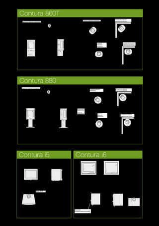 4949
Contura 860Т
Contura 880
*При установке камина на панель для защиты пола все расстояния от пола увеличиваются на толщину панели (включая приставные панели).
**Чтобы избежать выцветания окрашенных стен из негорючих материалов, рекомендуется при установке использовать безопасные расстояния для горючих материалов.
ПРИ УСТАНОВКЕ
ПОВОРОТНОГО СТОЛА
(дополнительное
оборудование) следует
использовать безопасные
расстояния из инструкции
по установке поворотного
стола.
A = высота от пола до верхнего подключения к дымоходу
B = высота от пола до центра отверстия для заднего подключения к дымоходу
C = высота от пола до впуска воздуховода
D = высота от пола до нижнего края дверцы топки
Стеклянная панель
для защиты пола
(дополнительное
оборудование)
увеличивает высоту
подключения к
дымоходу на 6 мм.
!
460
930
2000*
D335
100
Combustible roof
360
180
A877*
115
B785*
C300
100
45
Ø150
Air inlet Ø67
730
500
300
200
400
100
200
300
280
100
Combustible wall
428
656
200
200
Combustible wall
280**
700
1000
230
50
50**
Fire-retardant wall of
brick or concrete
278**
506**
50**
50**
Fire-retardant wall of
brick or concrete
Стена из
горючего
материала
Стена из горючего материала
Крыша из горючего материала
Негорючая стена из
кирпича или бетона
Негорючая стена из
кирпича или бетона
A = высота от пола до верхнего подключения к дымоходу
B = высота от пола до центра отверстия для заднего подключения к дымоходу
C = высота от пола до впуска воздуховода
D = высота от пола до нижнего края дверцы топки
!
460
490
1060
2150
D480
445
Combustible roof
360
180
A1020*
245
65
B930*
C450
45
Ø150
Air inlet Ø67
730
500
300
200
400
100
200
300
280
100
Combustible wall
428
656
200
200
Combustible wall
250
70
280**
700
1000
50**
Fire-retardant wall of
brick or concrete
278**
506**
50**
50**
Fire-retardant wall of
brick or concrete
*При установке камина на панель для защиты пола все расстояния от пола увеличиваются на толщину панели (включая приставные панели).
**Чтобы избежать выцветания окрашенных стен из негорючих материалов, рекомендуется при установке использовать безопасные расстояния для горючих материалов.
Крыша из горючего материала Стеклянная панель
для защиты пола
(дополнительное
оборудование)
увеличивает высоту
подключения к
дымоходу на 6 мм.
Допустимая
область для
горючих
материалов
Стена из горючего
материала
Стена из
горючего
материала
Негорючая стена из
кирпича или бетона
Негорючая стена из
кирпича или бетона
Contura i5
480±10
450
433
170±10
550
415
208 Внеш. Ø124
Верхнее подключение
Чугунная рама и дверца Стеклянная рама и дверца
Заднее подключение
Вокруг кассеты должен
быть зазор для
циркуляции воздуха.
Подробную информацию
смотрите в инструкции
по сборке и установке.
590
660
545
625
400
380Ø125
330
595
295
170
Air inlet Ø65
465
505
405
320
180
330
Ø125
Air inlet Ø65
Contura i6
Диаметр
воздухозаборника Ø65
Вокруг кассеты должен быть зазор
для циркуляции воздуха. Подробную
информацию смотрите в инструкции
по сборке и установке.
 