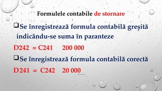 Conturi contabile si dubla inregistrare | PPTX