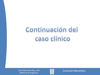 BiomarcadoresEdouard:  Estudio prospectivo realizado en 2 años,  728 pacientes admitidos a la UCI qca.  A todos se les tomó EKG y troponina I seriadas.La elevación de la troponina I se clasificó arbitrariamente así: Muy transitoria (< 12 h) y limitada (TcIn < 2)