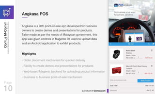 Contus M Comm - The Custom Mobile Commerce Solution & App Development