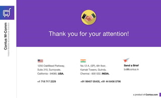 Contus M Comm - The Custom Mobile Commerce Solution & App Development