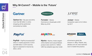 Contus M Comm - The Custom Mobile Commerce Solution & App Development