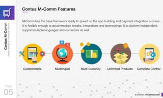 Contus M Comm - The Custom Mobile Commerce Solution & App Development