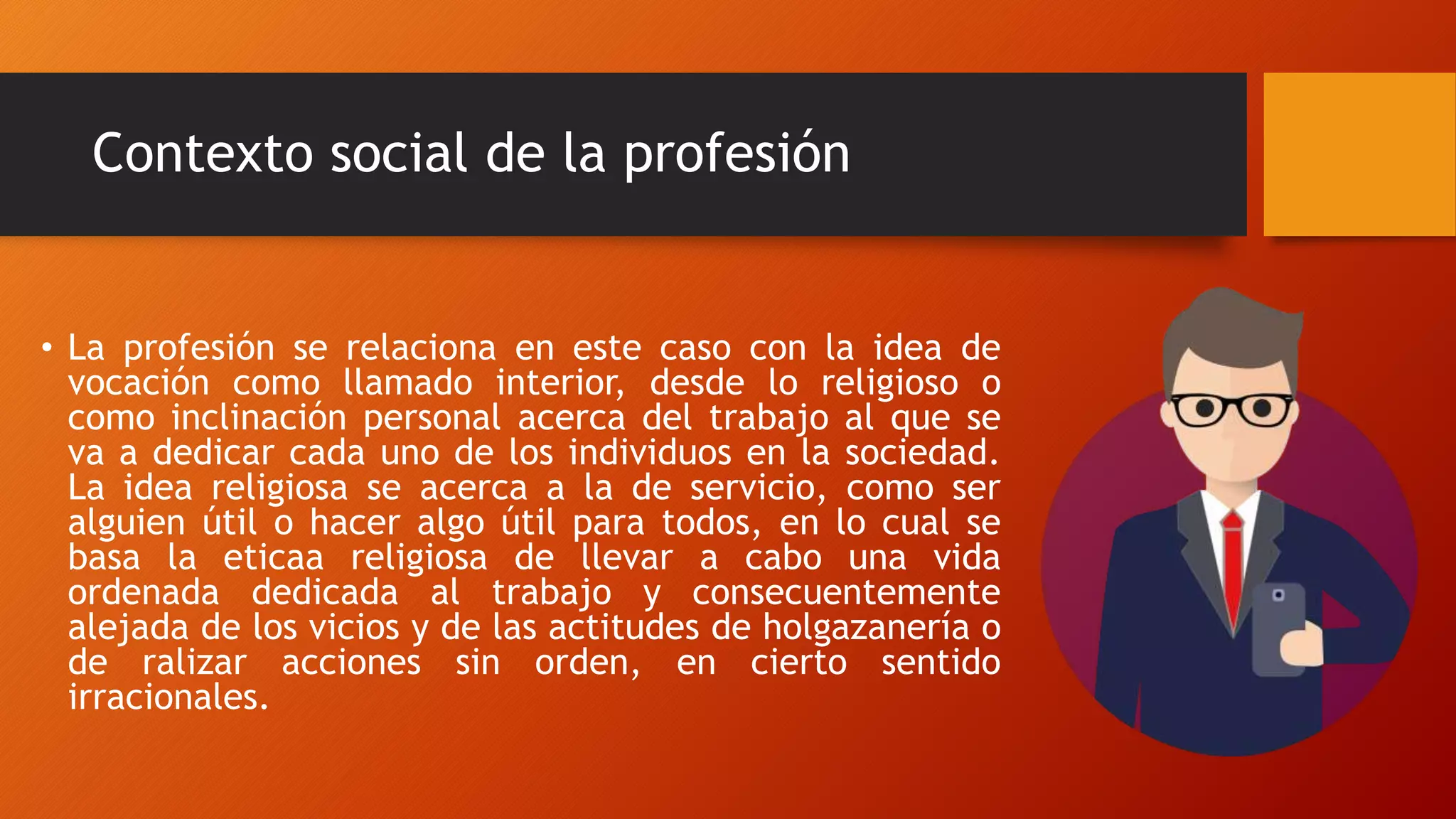 Contexto Social de la Profesion | PPTX | Graduation | Personal