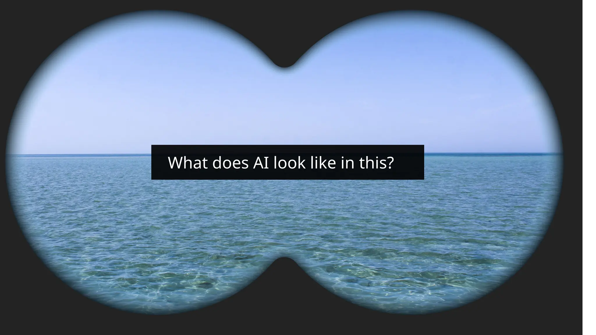 What does AI look like in this?