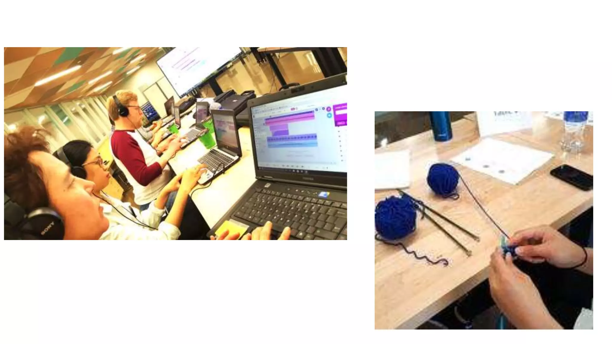 Writing a Song
Learning to Knit
 