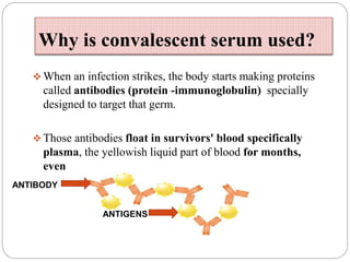Convalescent plasma therapy | PPTX