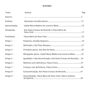 Convenção das Pessoas com Deficiência Comentada