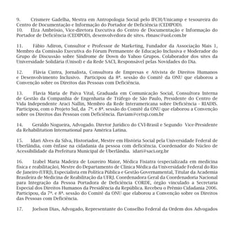 Convenção das Pessoas com Deficiência Comentada