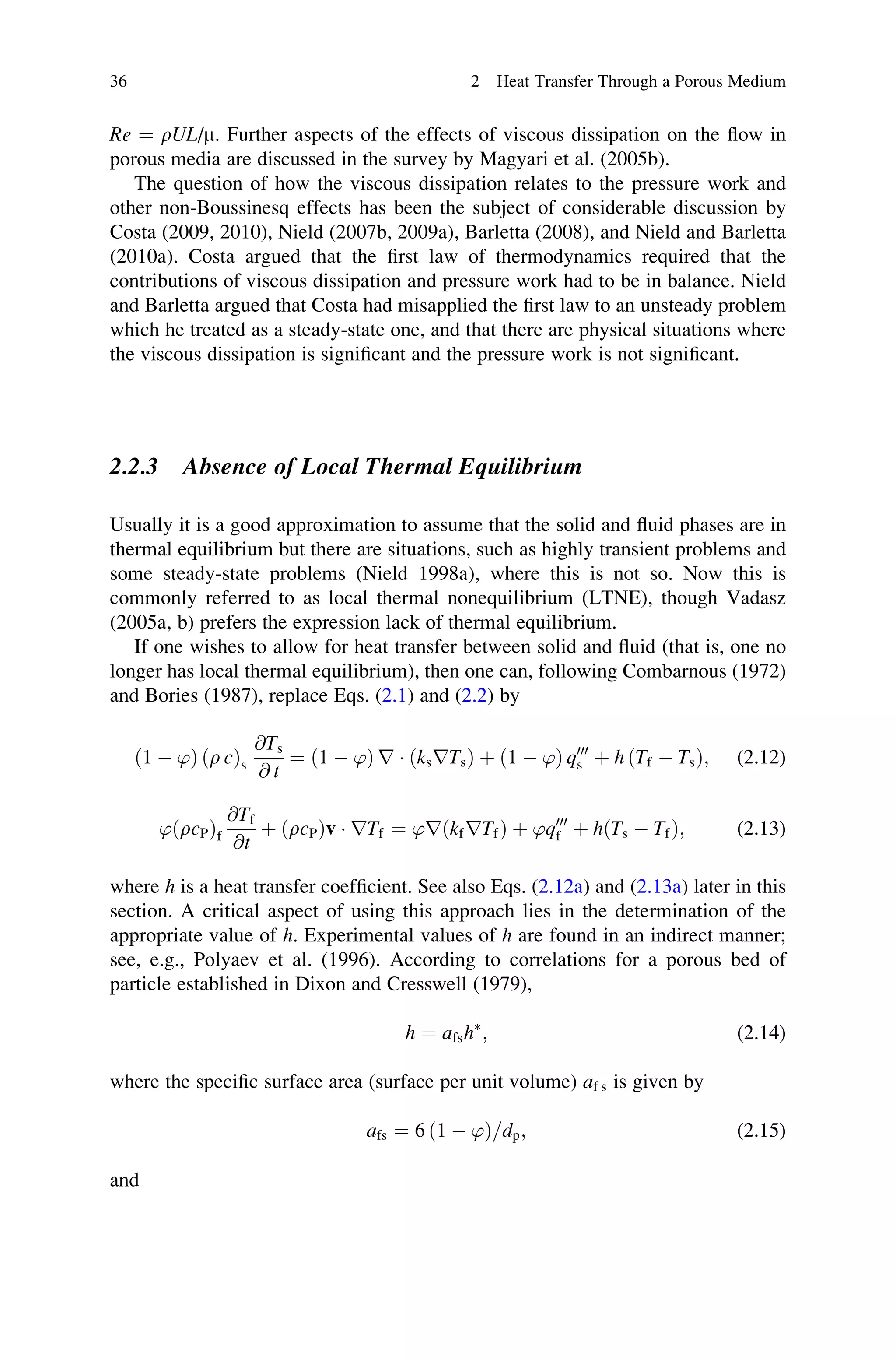 Convection in porous media 4e | PDF