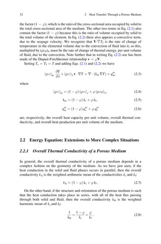 Convection in porous media 4e | PDF