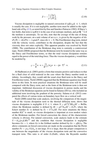 Convection in porous media 4e | PDF