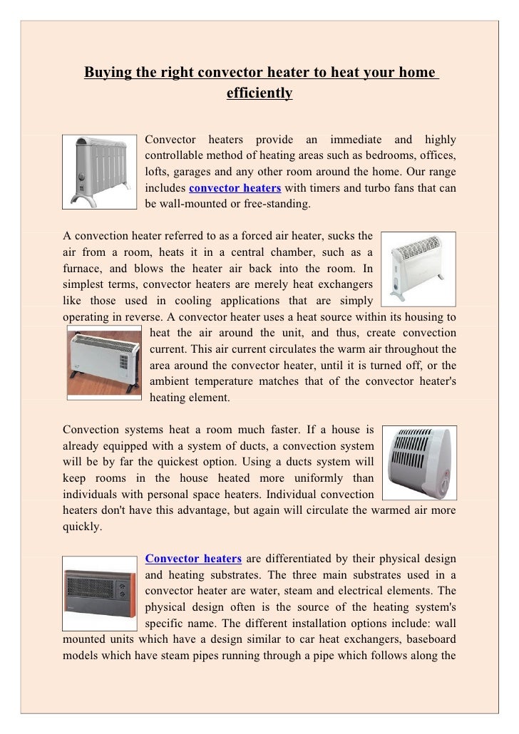 Convector Heaters