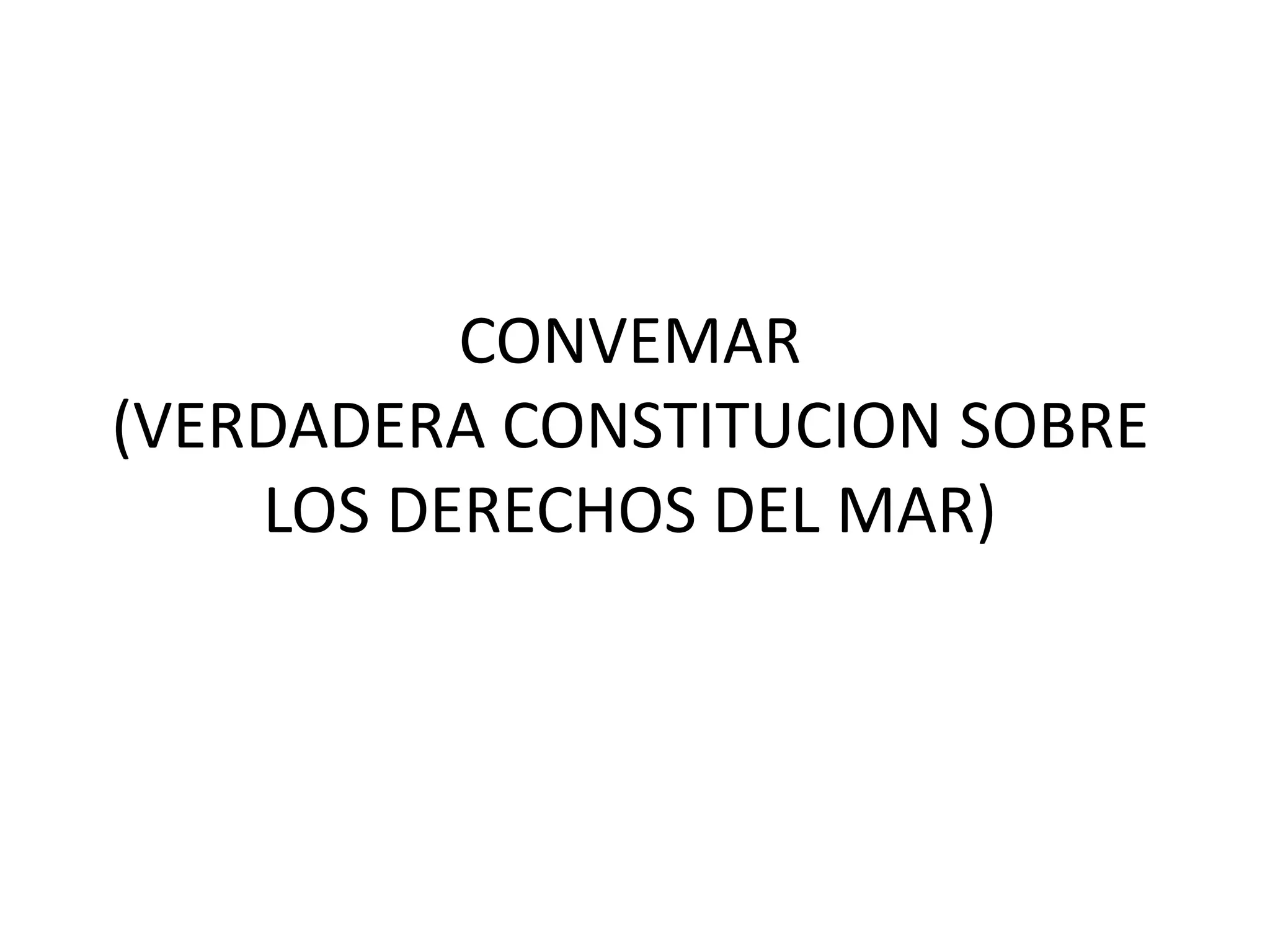 Convemar | PPTX