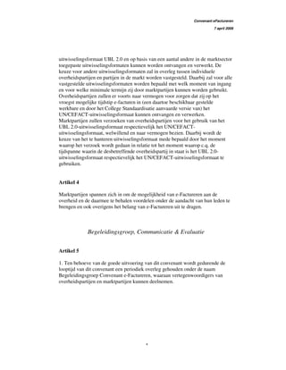 Convenant e-factureren