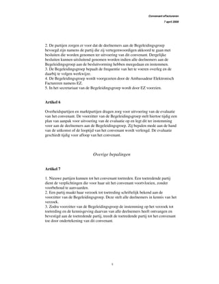 Convenant e-factureren