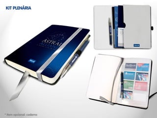 KIT PLENÁRIA
* Item opcional: caderno
 