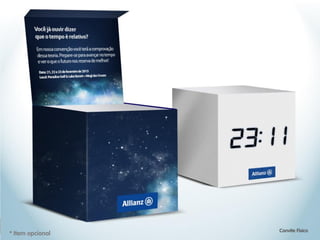 Convite Físico
* Item opcional
 