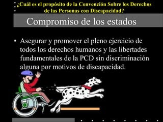 Convencion Sobre los Derechos de las Personas con Discapacidad | PPTX