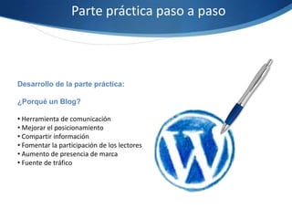 Parte práctica paso a pasoDesarrollo de la parte práctica:Twitter Vocabulario Twitter