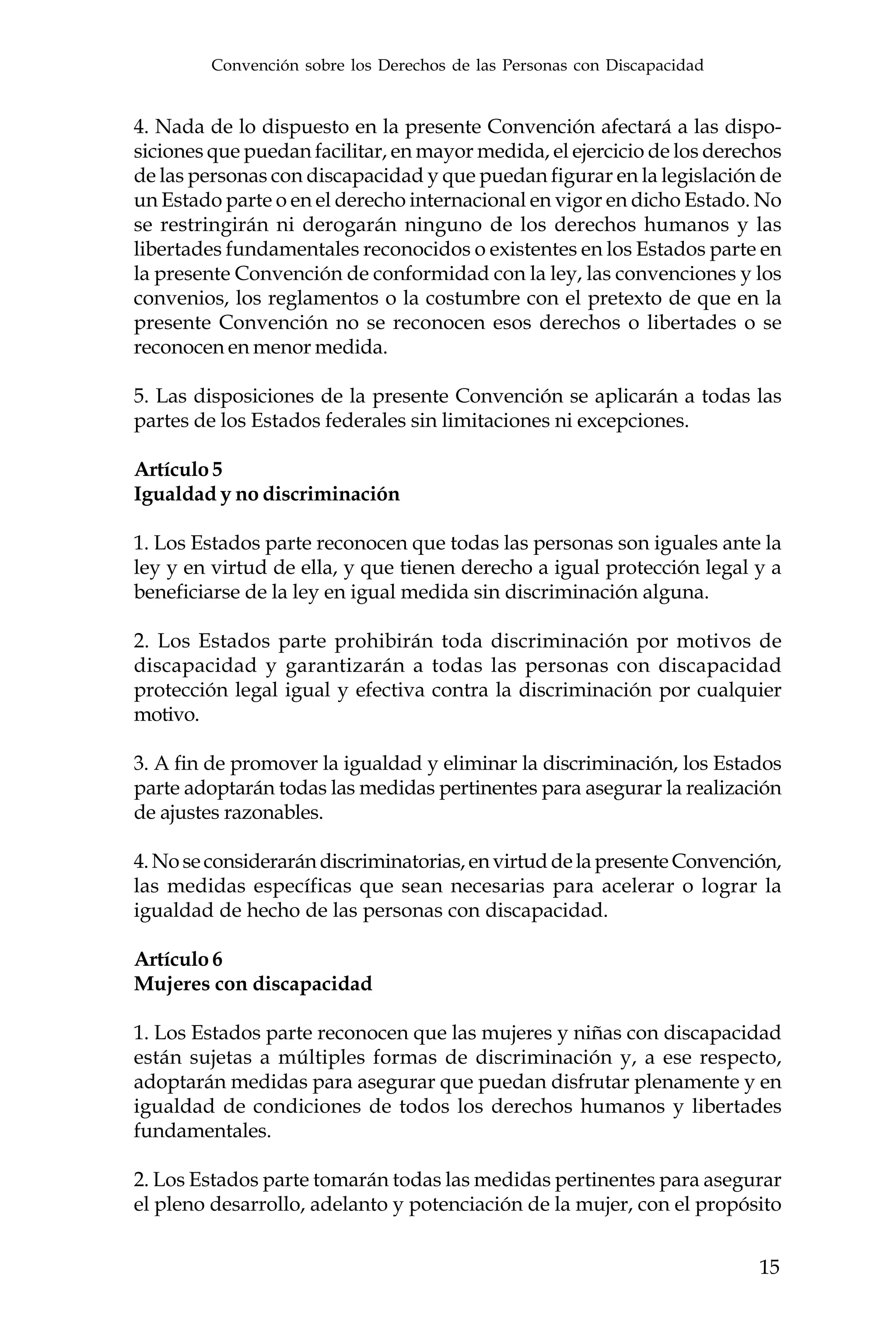 Convencion sobre los derechos humanos de las personas con discapacidad ...