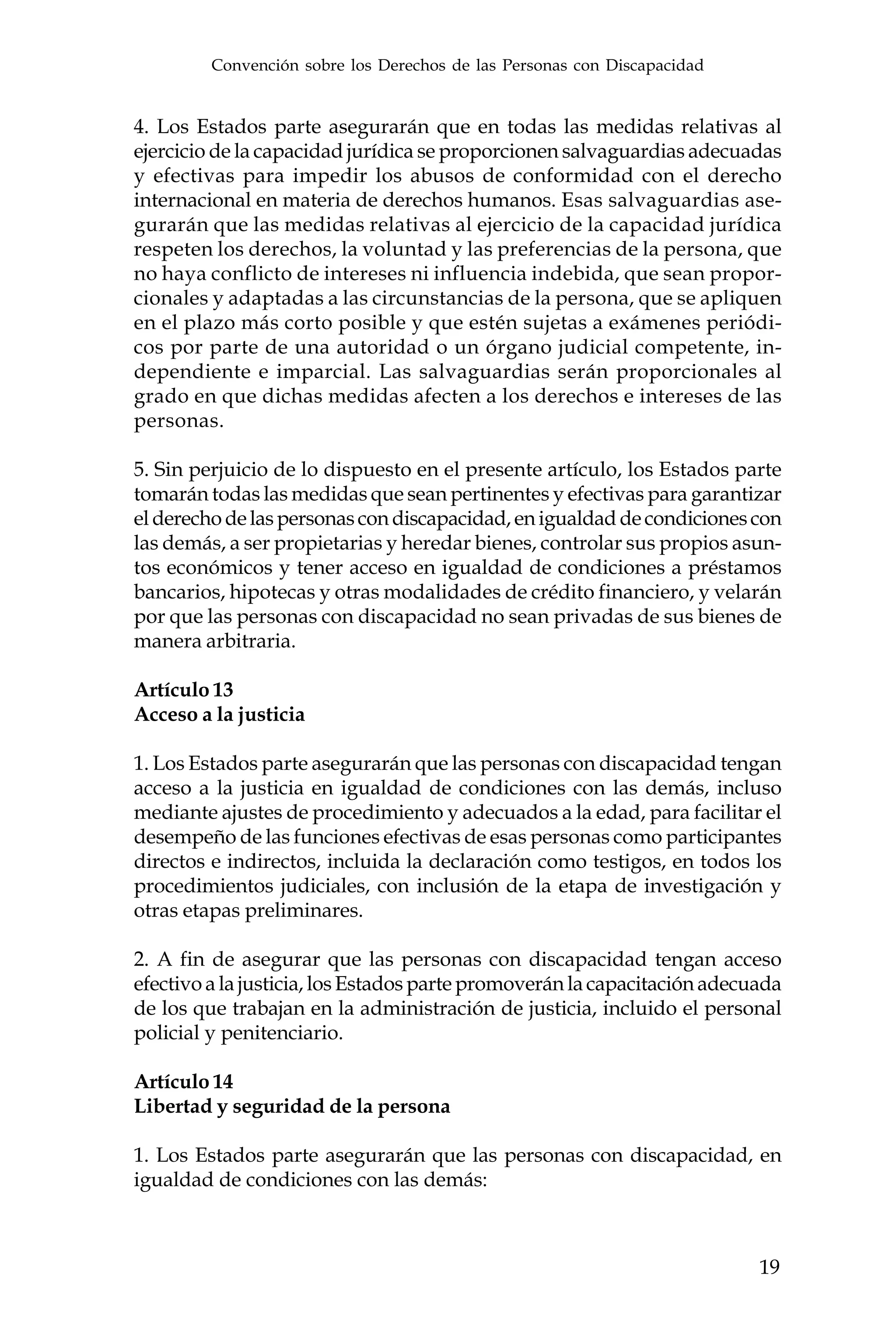 Convencion sobre los derechos humanos de las personas con discapacidad ...