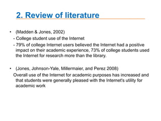 Is distinguishing and evaluating sources part of the retrieval process or are they simply trading the afforded ease offered by a blazing Internet connection for good work?How students search for academic support material, followed by a review of studies focused on how students evaluate and access online sources.
