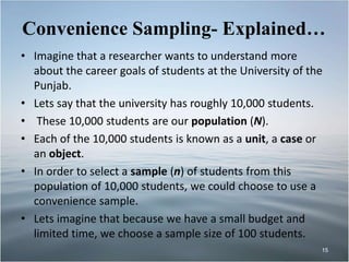 Convenience sampling | PPTX