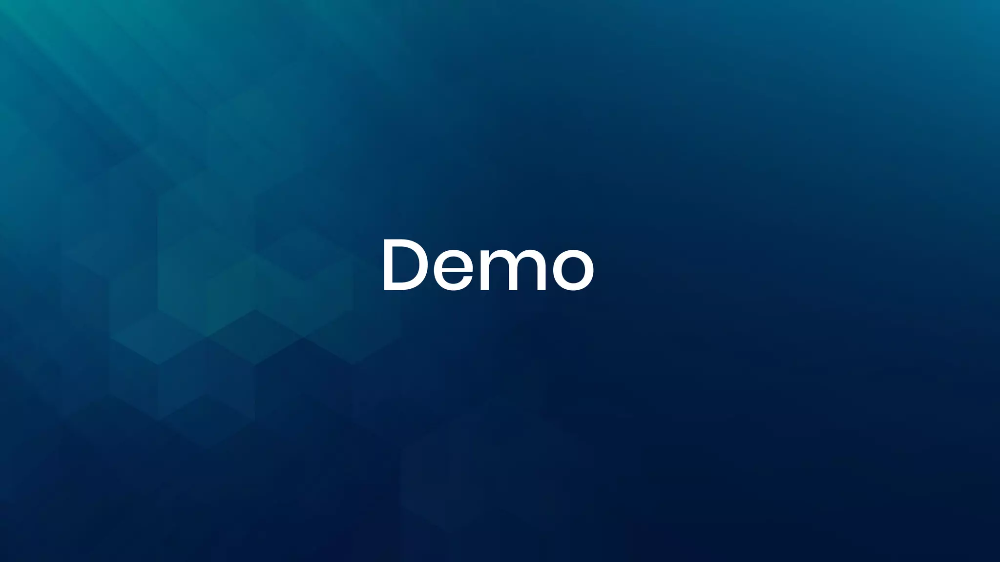 Demo
 