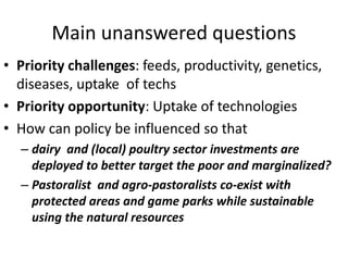 Livestock advocacy and communications: Tanzania scene