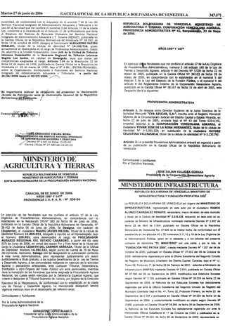 Convenio Suscrito Entre El Ministerio De Infraestructura Y La FundacióN Propatria 2000