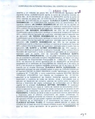 Convenio compra de tierras