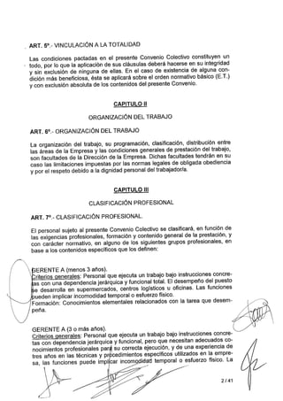 Convenio Colectivo Mercadona 2014