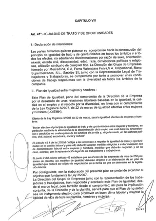 Convenio Colectivo Mercadona 2014