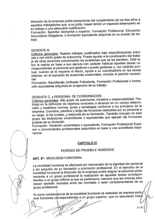 Convenio Colectivo Mercadona 2014