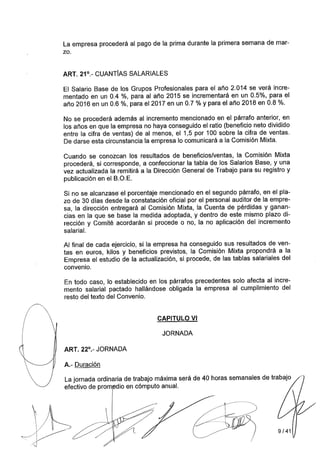 Convenio Colectivo Mercadona 2014